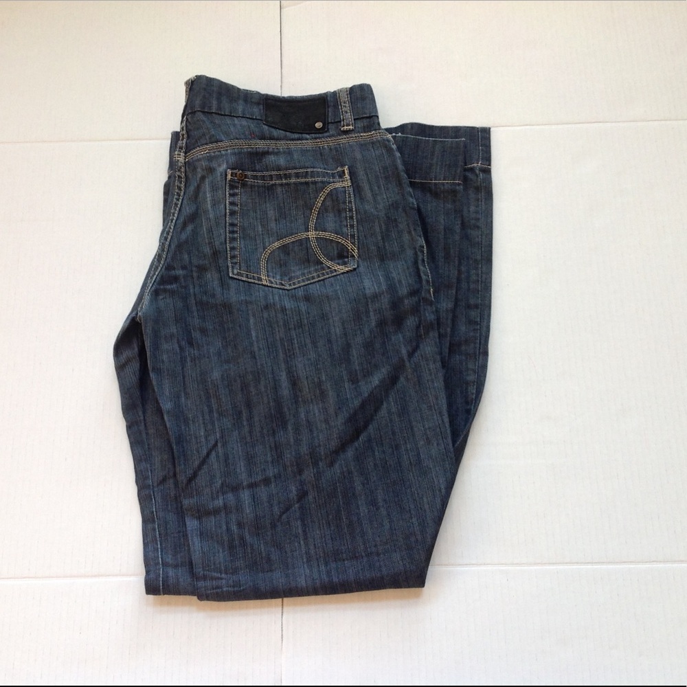 Hurley Blue Denim Jeans Wide Leg